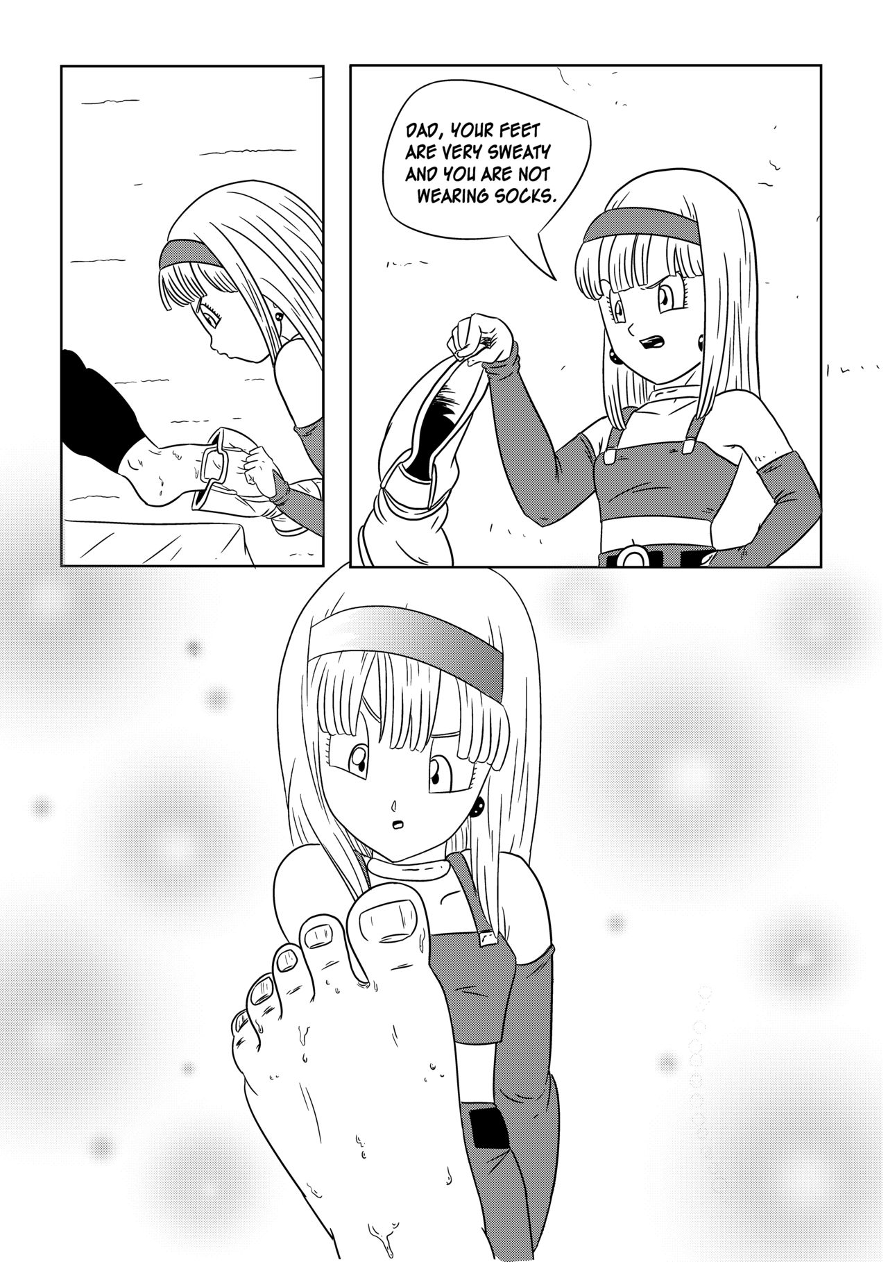 Vegeta: The paradise in his feet page 8 full