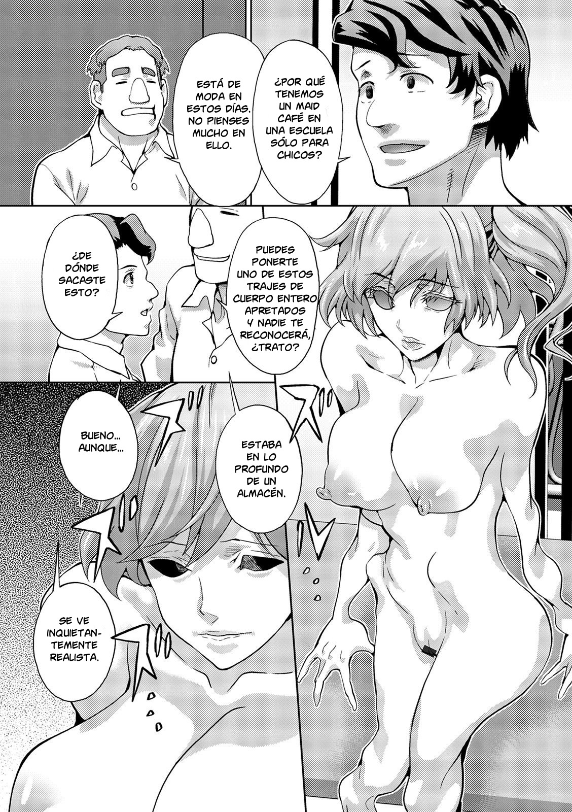 Kawamono Gakuen Josou Kissa | Trasvesti en traje de piel trabajando en el café escolar page 2 full