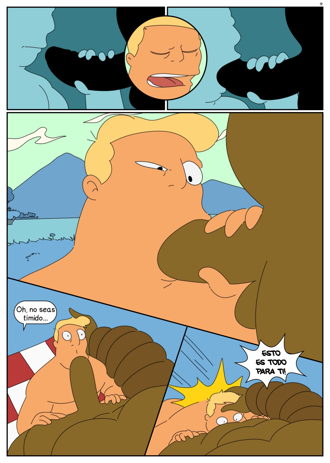 Zapp Brannigan and the Misterious Omicronian page 10 full