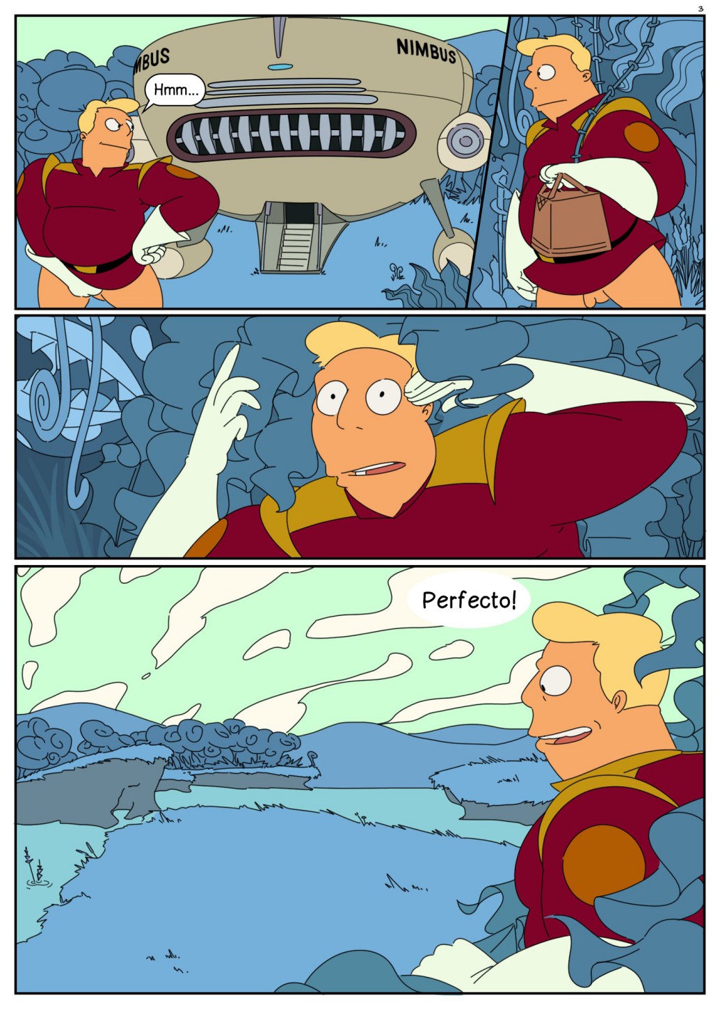 Zapp Brannigan and the Misterious Omicronian page 4 full