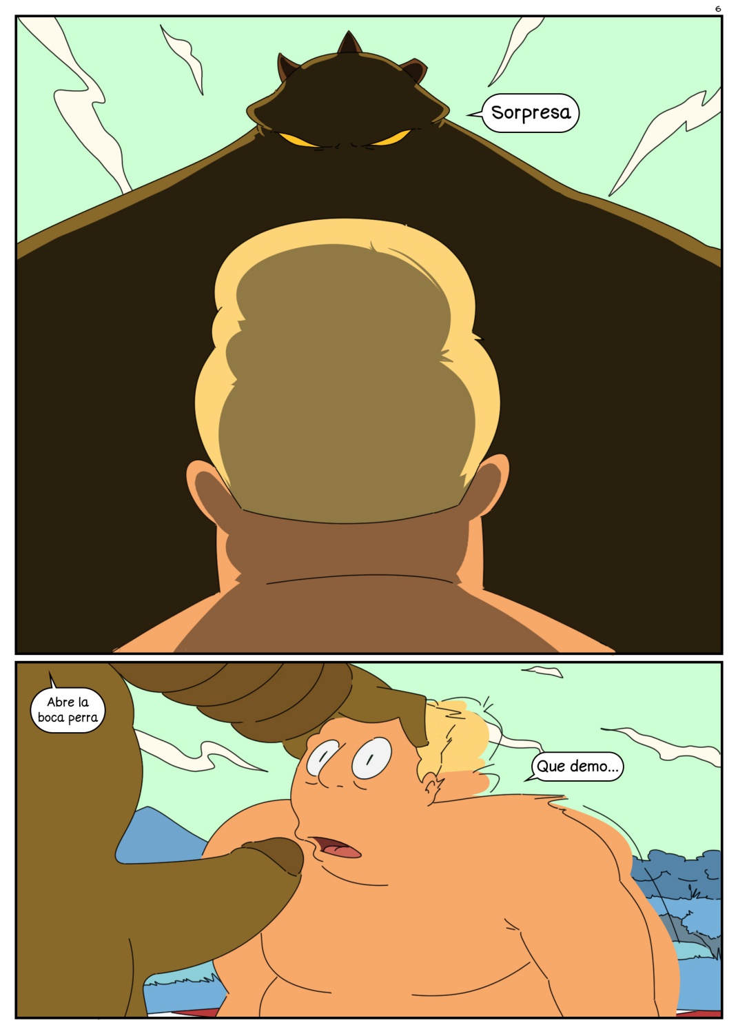 Zapp Brannigan and the Misterious Omicronian page 7 full