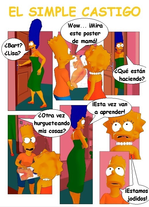 Simpsons xxx - El simple castigo page 1 full