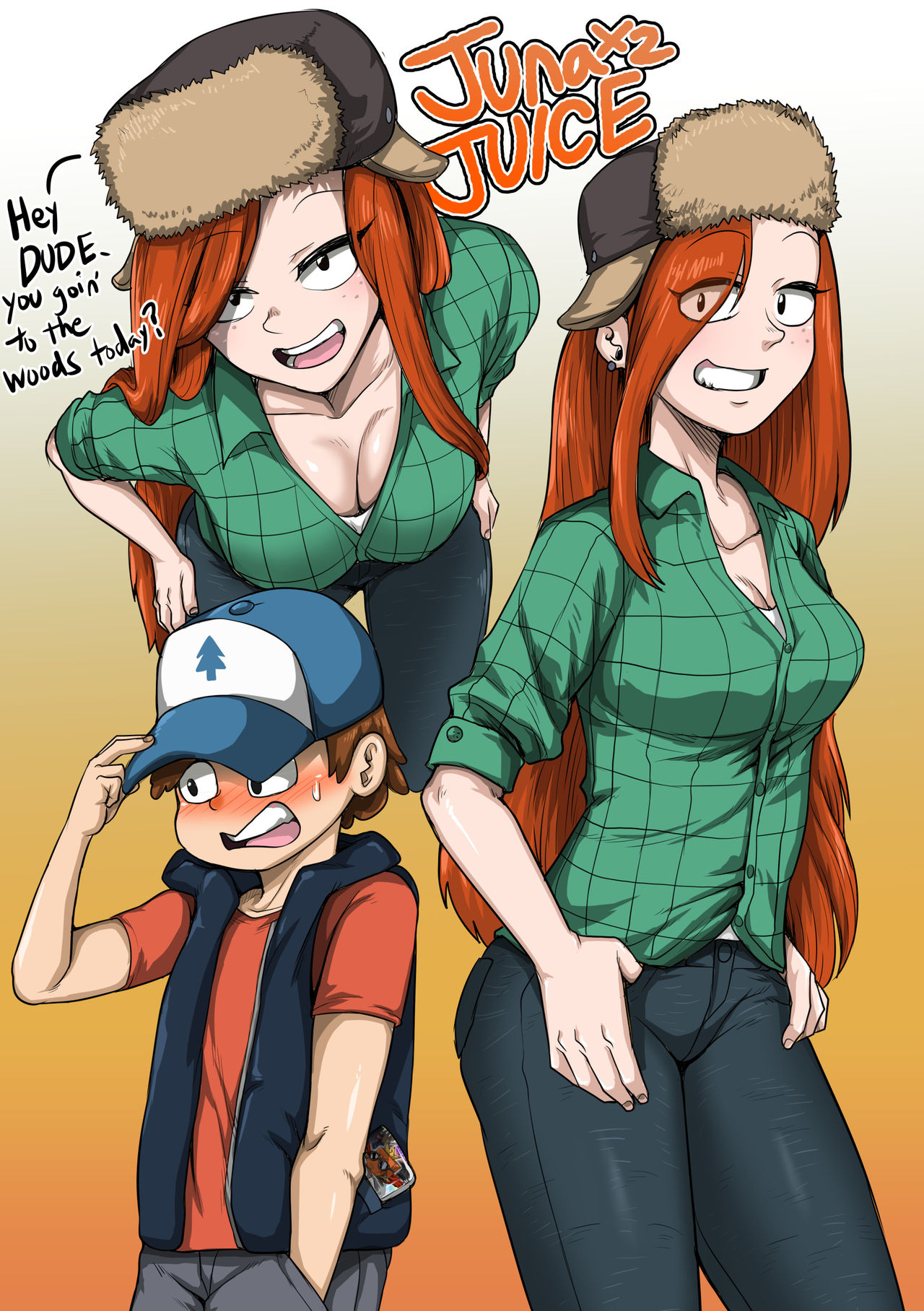 グラビティフォールズ落書き（ウェンディ＋健全絵） page 5 full