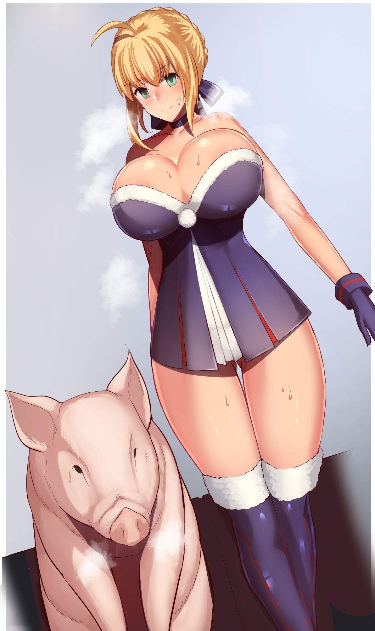 Artoria No Santa claus NTR Buta Kan AV Satsuei - page 2 full