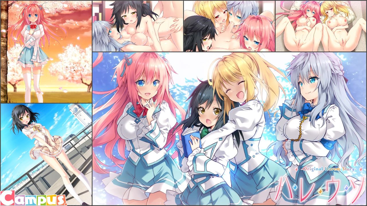 Hare Uso -Original Harem Story- page 1 full