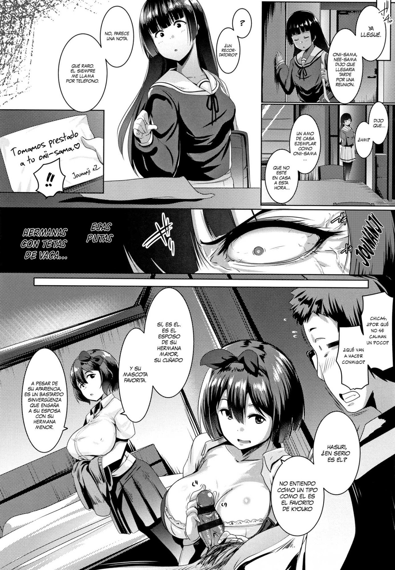 Kyonyuu na Futago no Seikatsu Shidou | Guía Sexual de las Gemelas Tetonas page 2 full