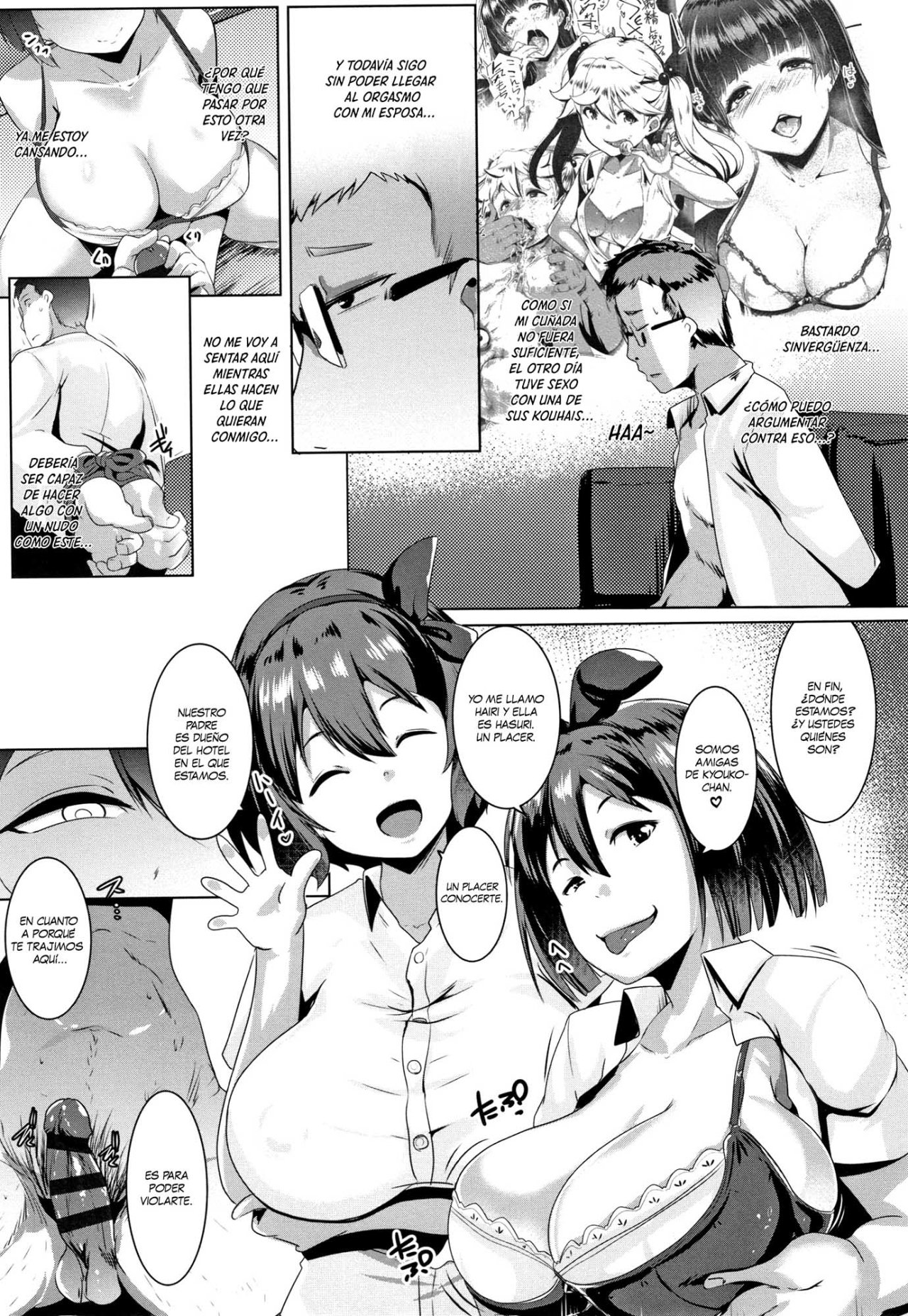 Kyonyuu na Futago no Seikatsu Shidou | Guía Sexual de las Gemelas Tetonas -  Page 3 - IMHentai