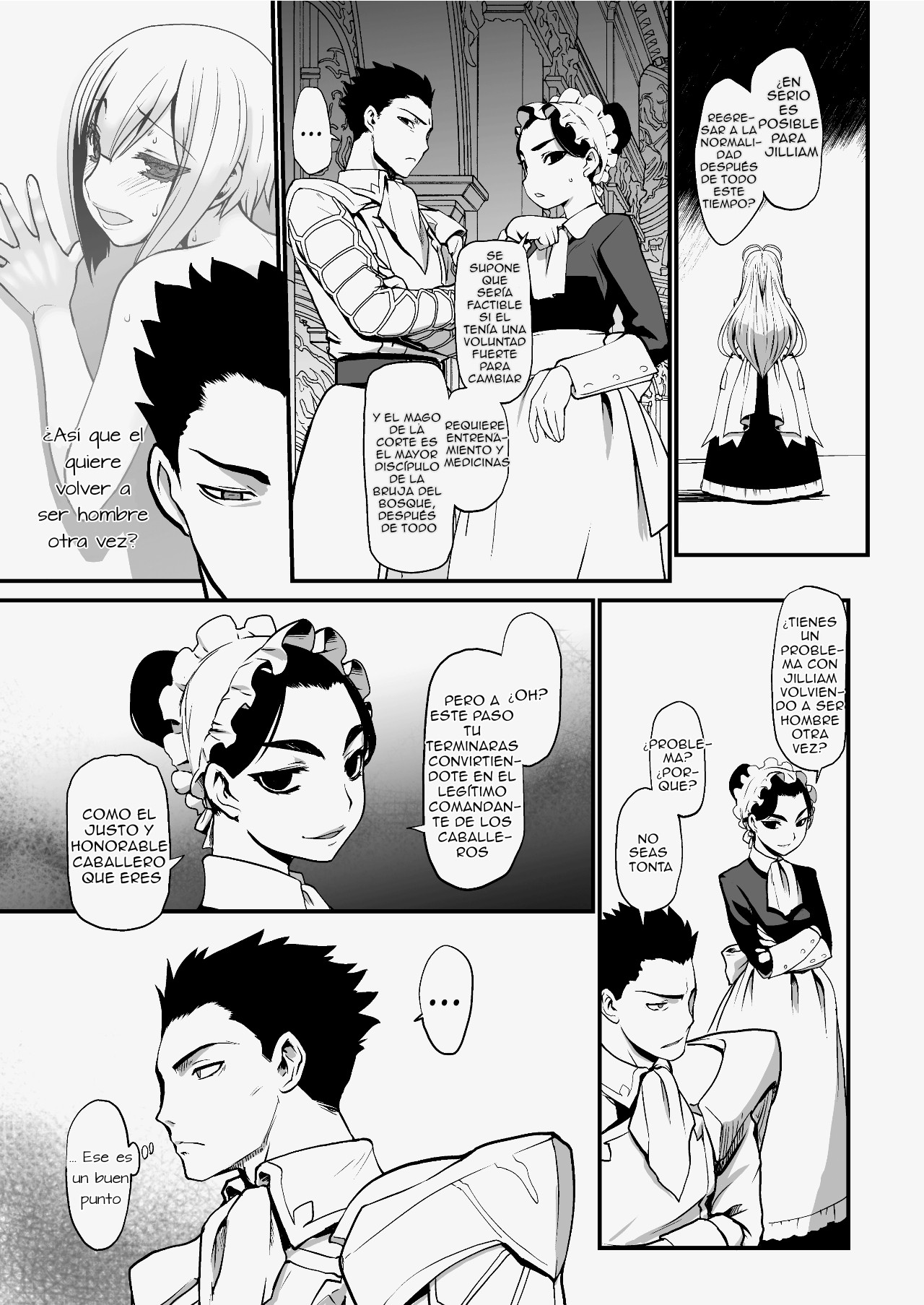 Kishi Danchou Jininsu - Nyoshin Henka ni Kusshita Kishi Ch. 3 | La resignación del comandante page 4 full