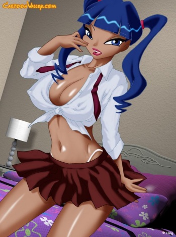 Porn Cartoon Valley Winx Club Musa - Sexy Musa Winx is posing for you - IMHentai