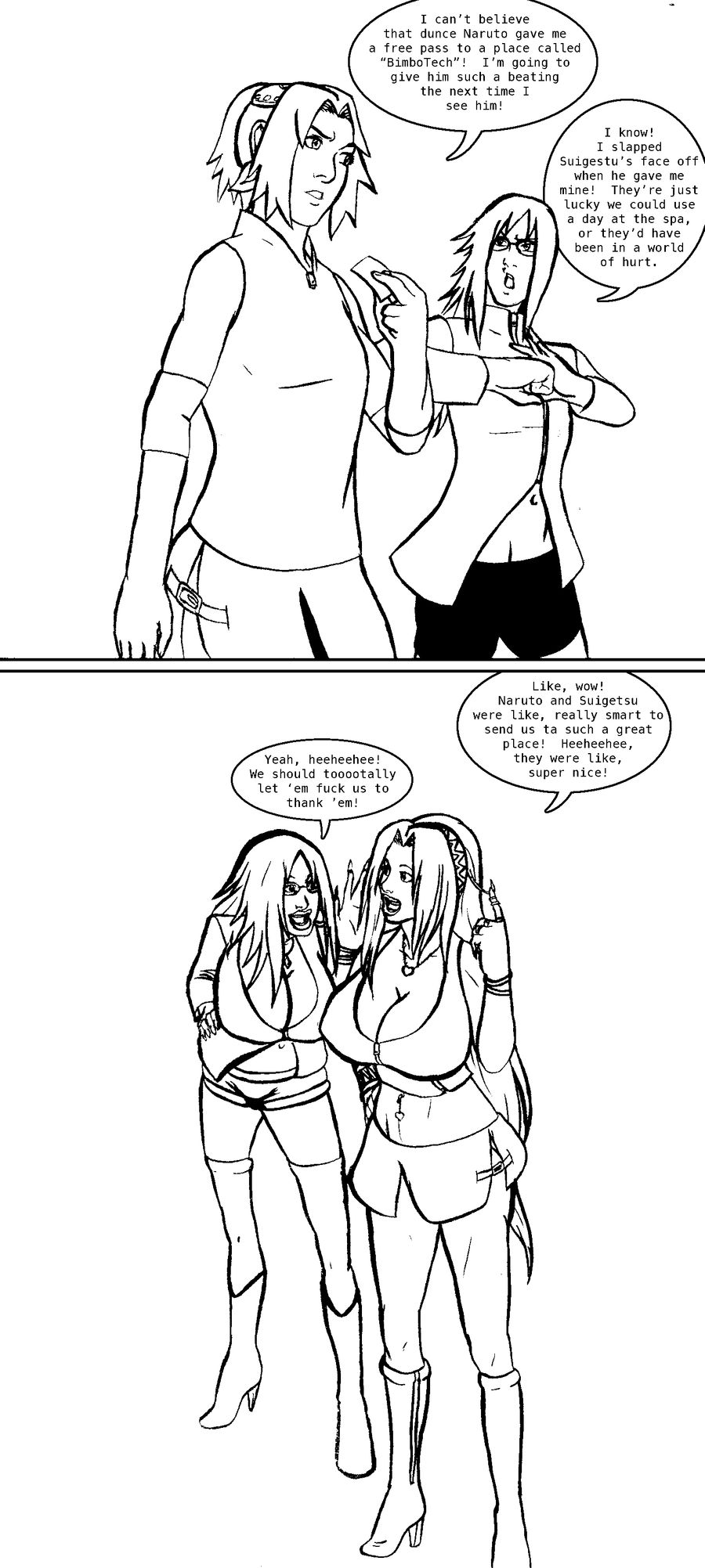 Naruto Bimbofication page 3 full