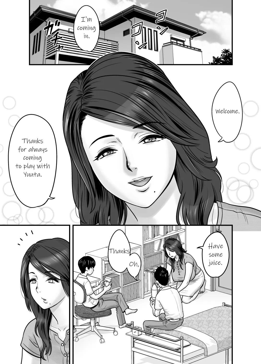 Hitozuma de Mama de Hatsukano | My First Girlfriend is a Housewife and my Mom page 5 full