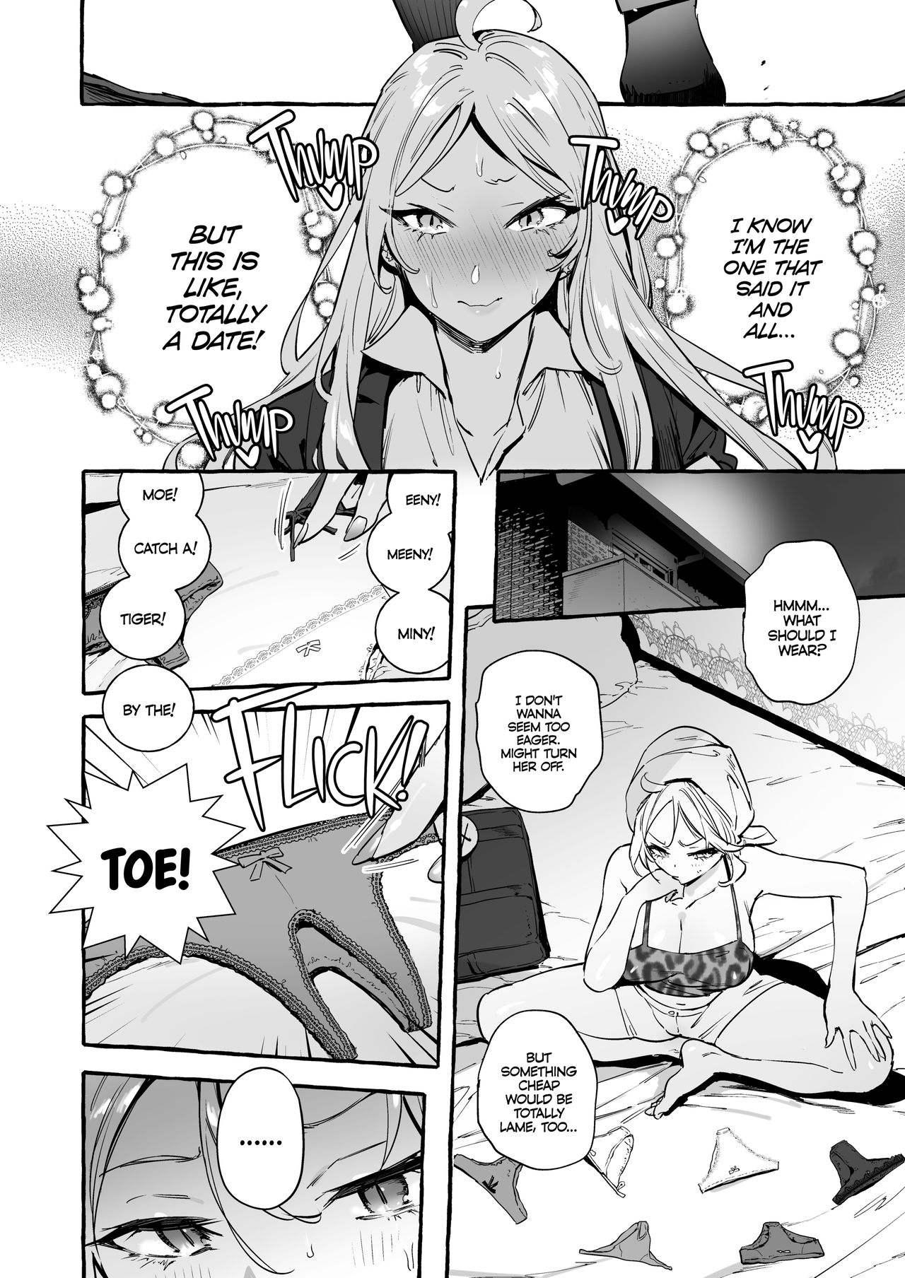 Futanari-san to Nonke-san♀Hatsu Date Hen | Straight Girl Meets Futa: The First Date page 9 full