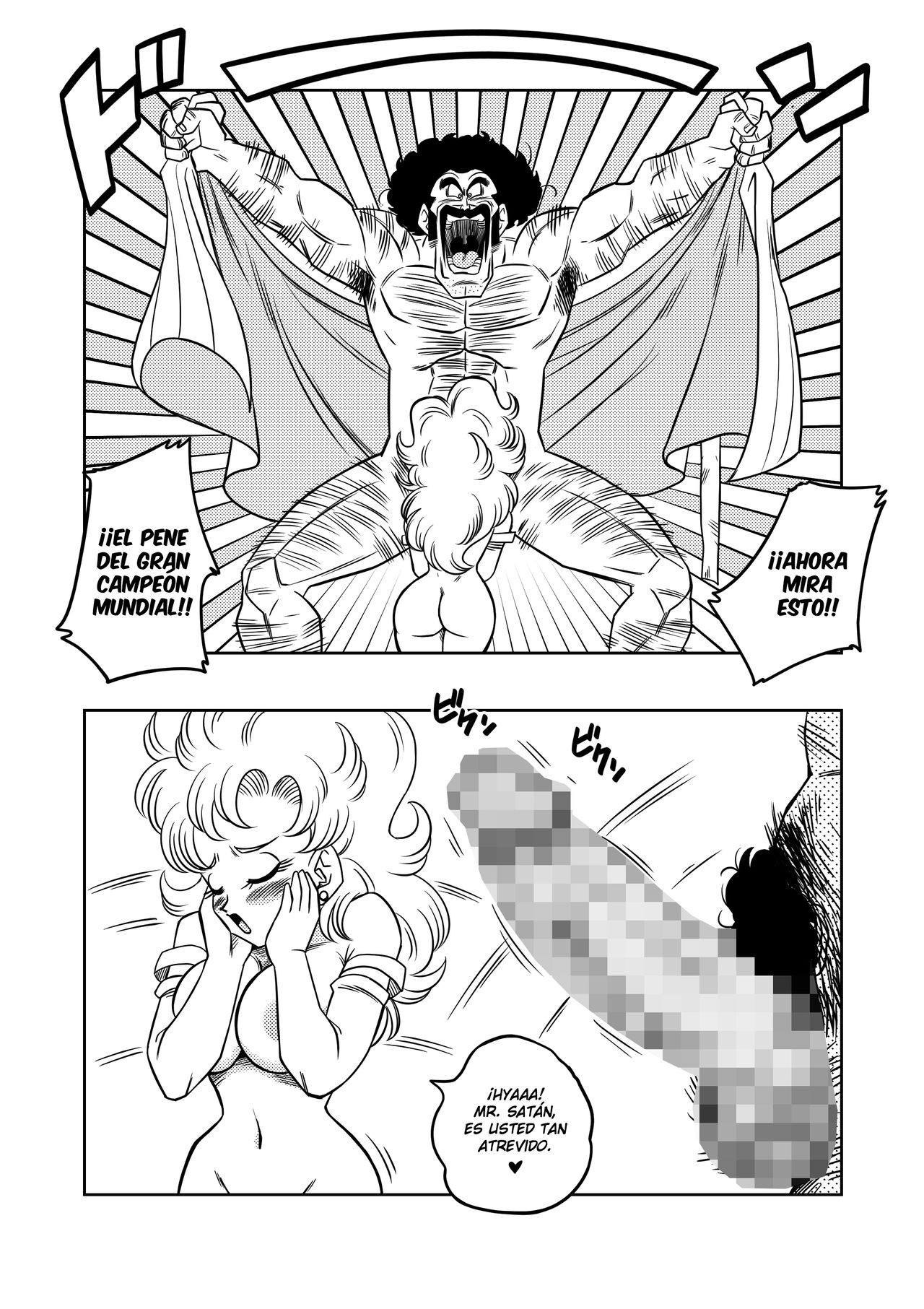 Mister Satan no Himitsu no Training | El Entrenamiento Secreto de Mr. Satán page 8 full