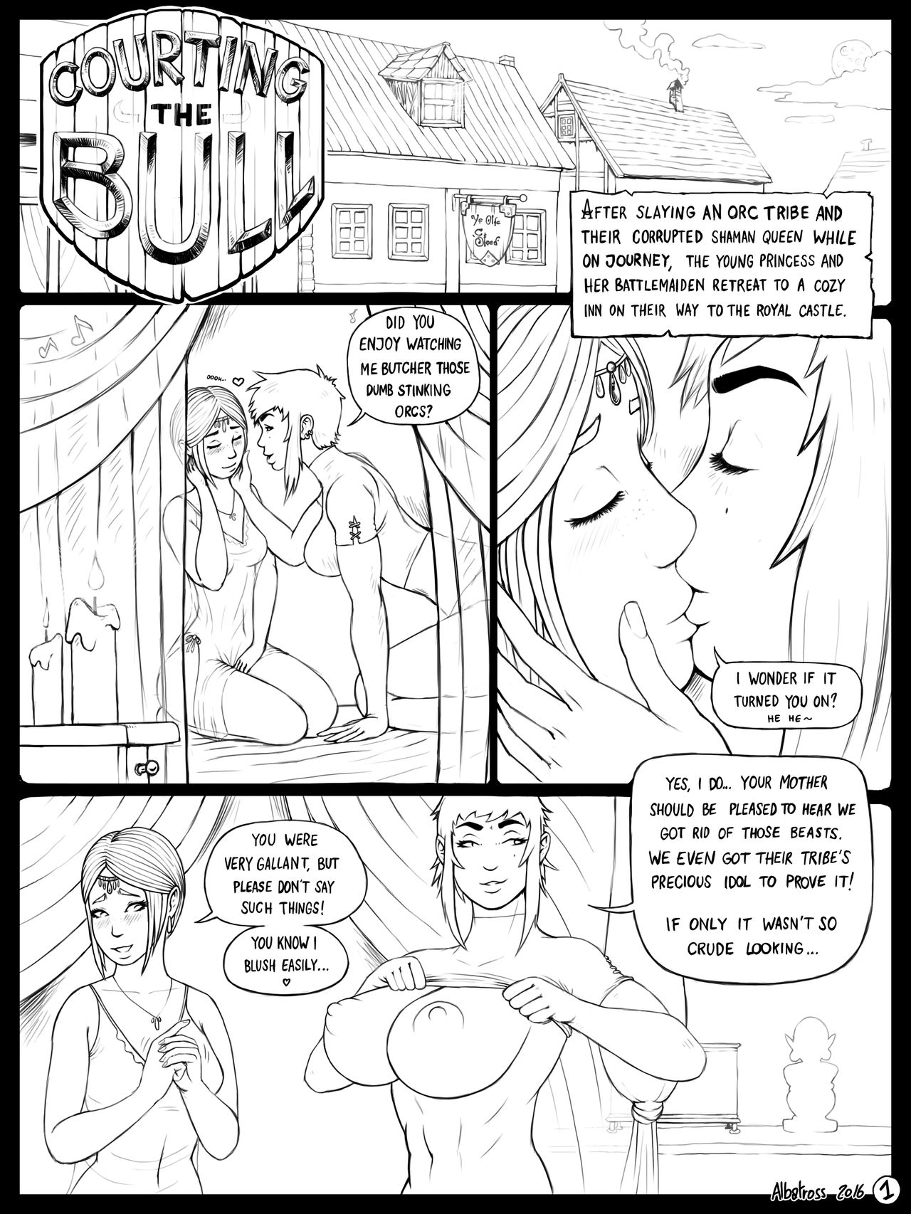 Courting the Bull page 1 full