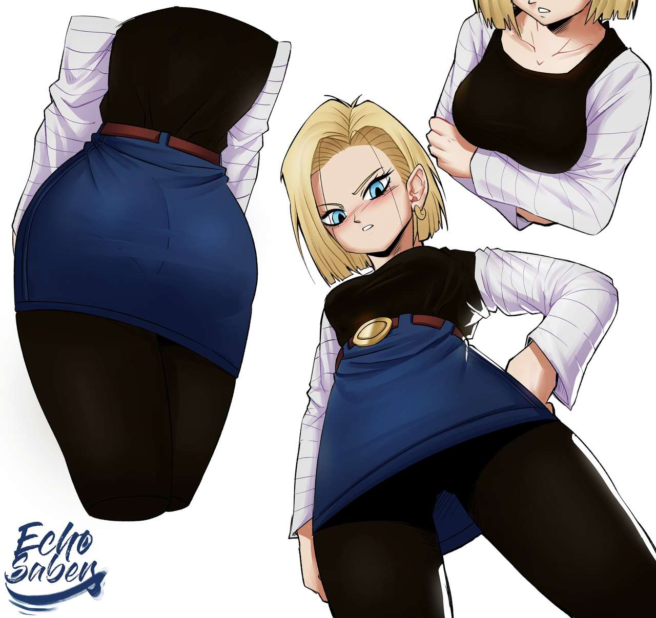 Android 18 Mini Comic page 1 full