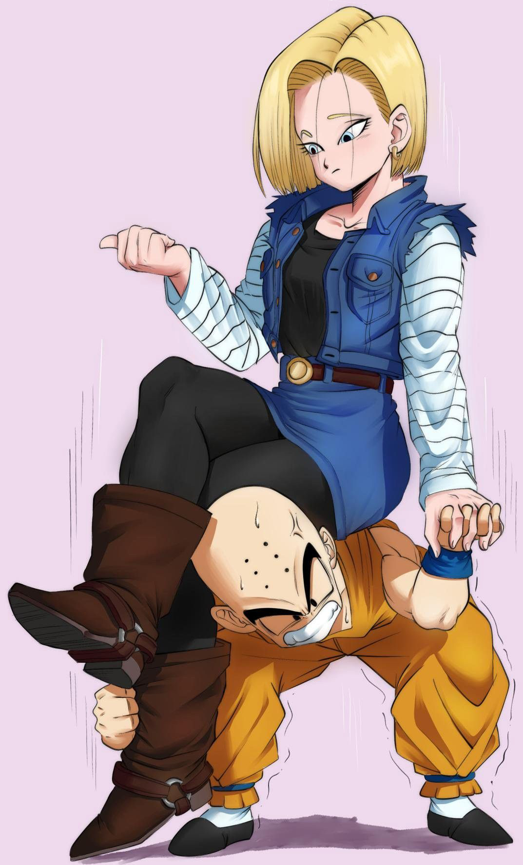 Android 18 Mini Comic page 8 full