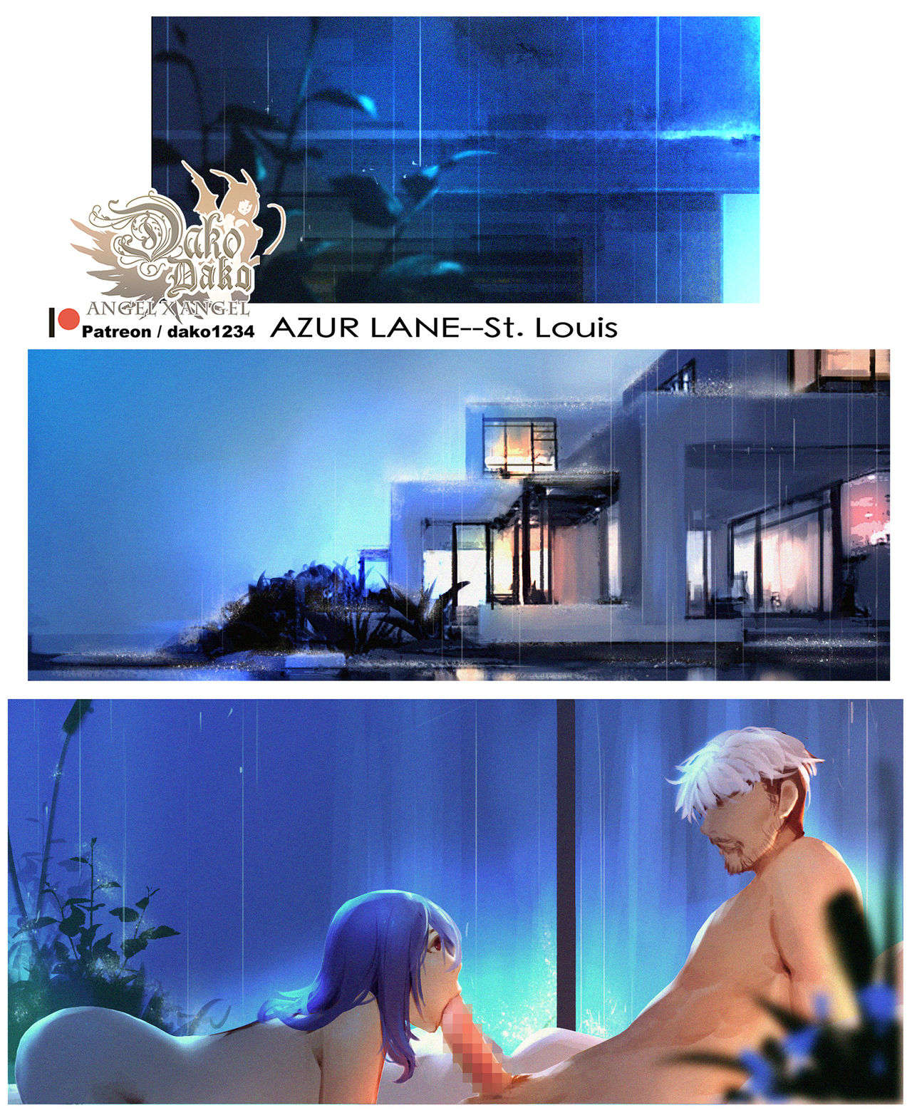 Blue-Haired Cuties~❤️ page 3 full