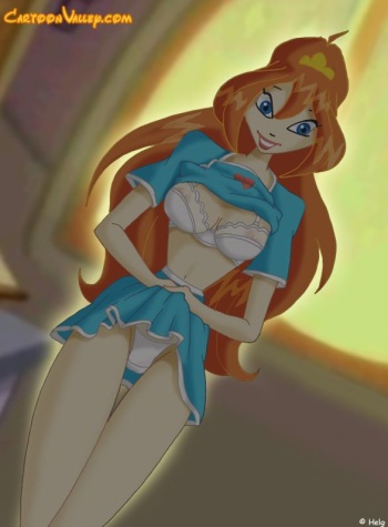 Bloom Winx horny in bed - IMHentai