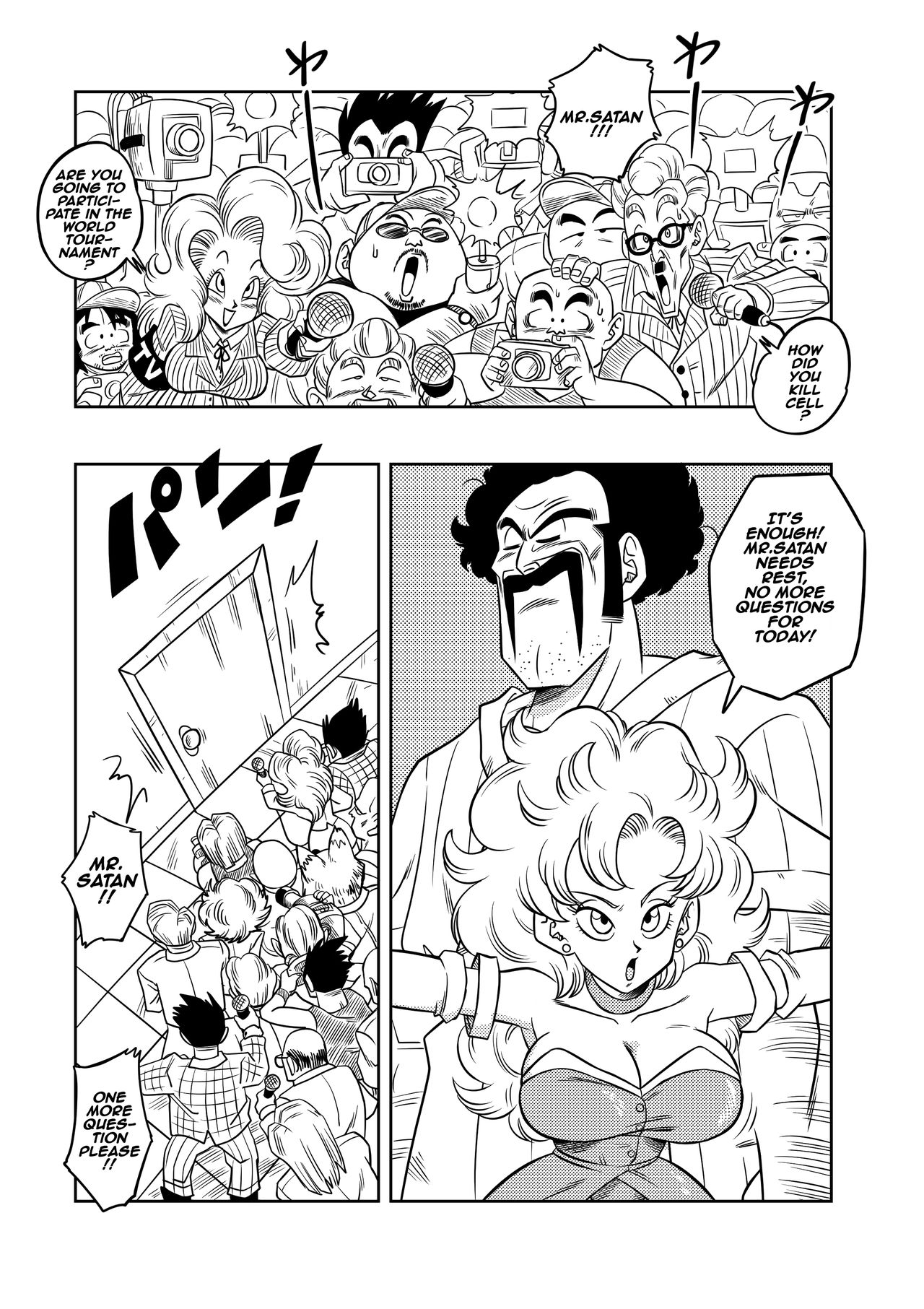Mister Satan no Himitsu no Training | Mr. Satan's Secret Training page 3 full