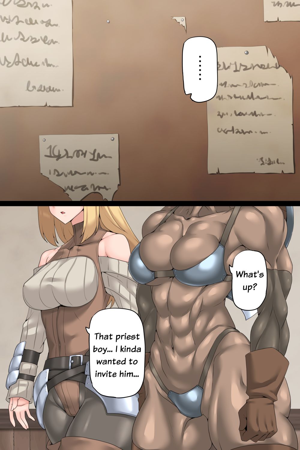 Otoko Souryo to Futari no Eiyuu | The Femboy Priest And The 2  Heroes page 10 full