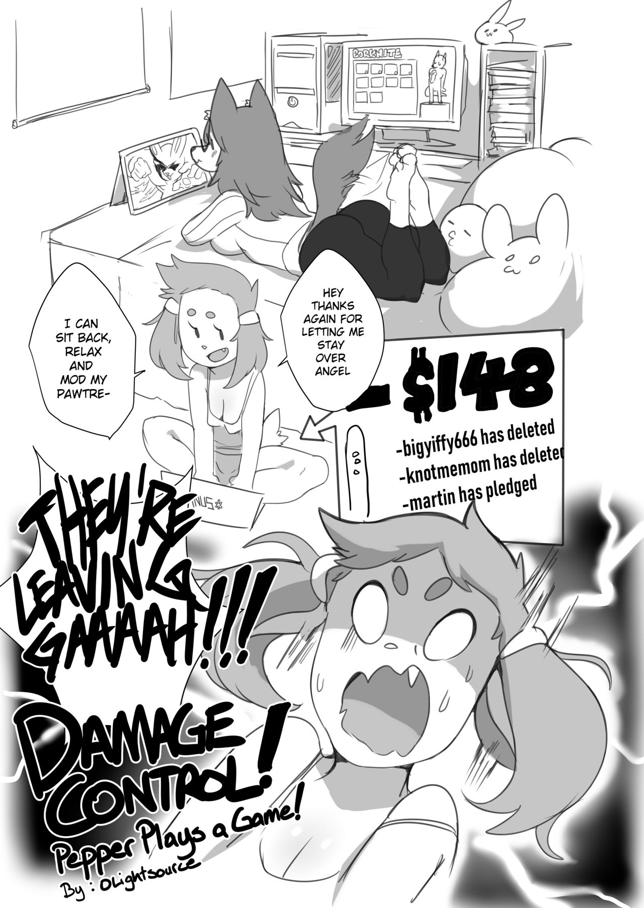 Damage Control!: Pepper Plays a Game!- New Game Plus! page 3 full