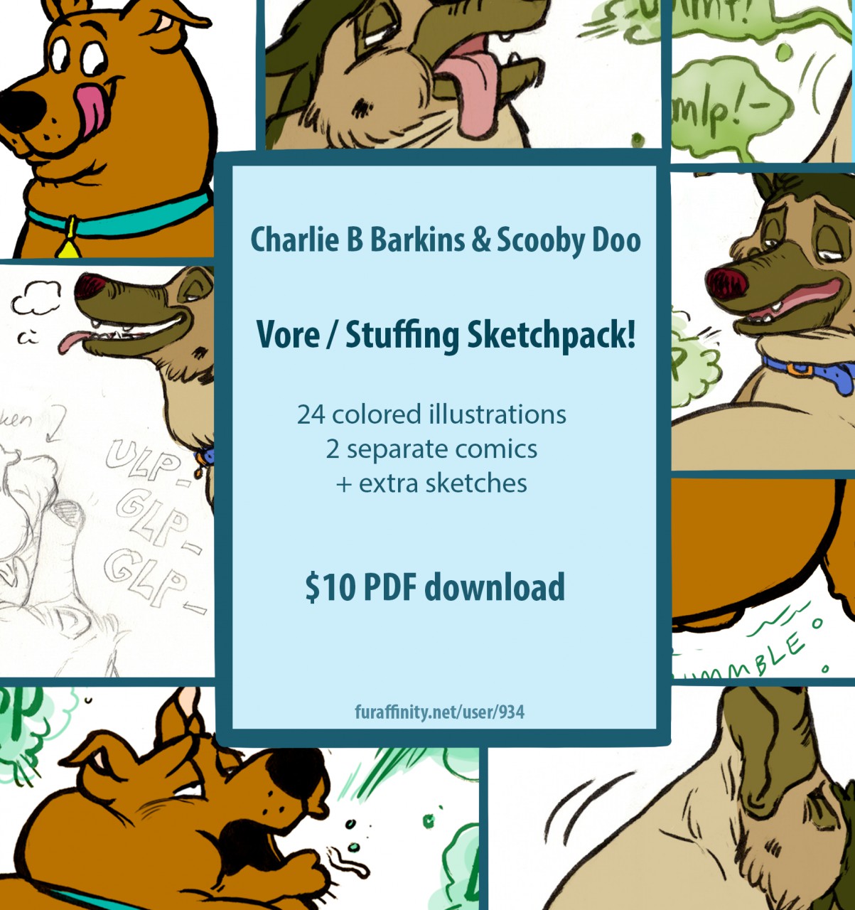 Scooby & Charlie Sketchpack page 1 full