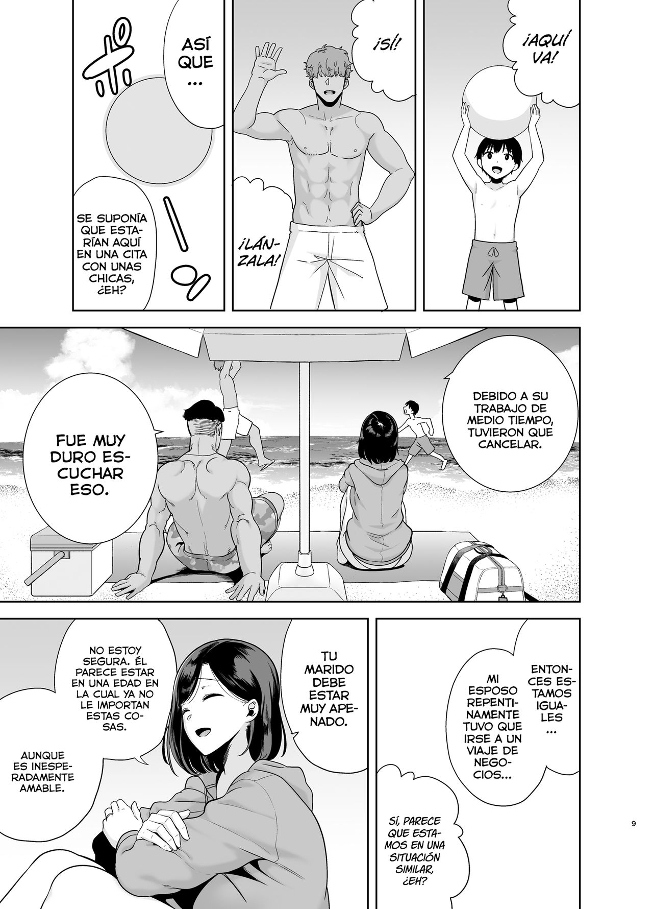Natsuzuma ~Natsu, Ryokan, Nanpa Otoko-tachi ni Ochita Tsuma~ | Esposa de Verano page 9 full