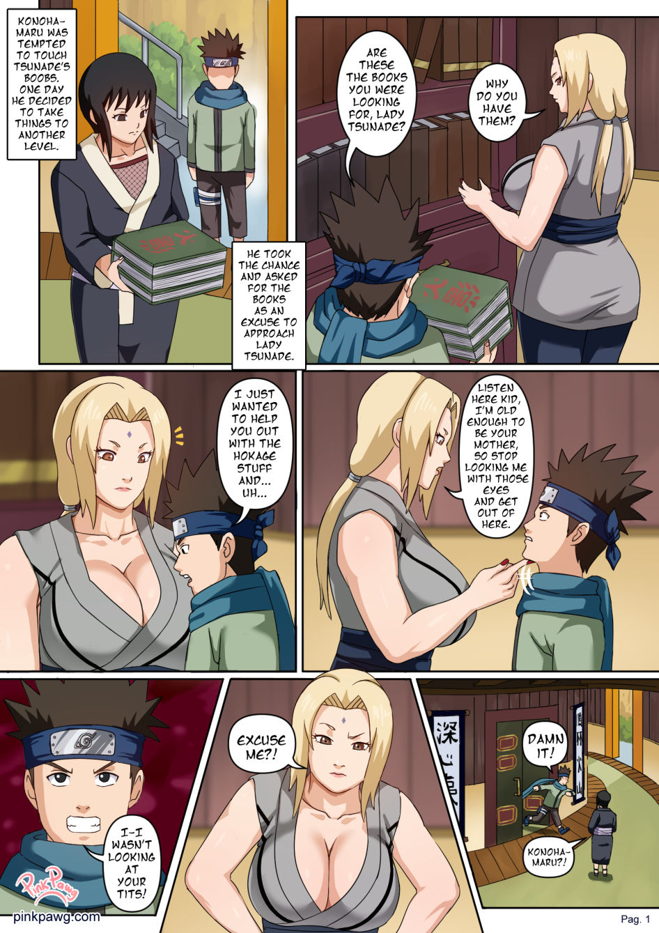 Naruto pinkpawg. page 1 full
