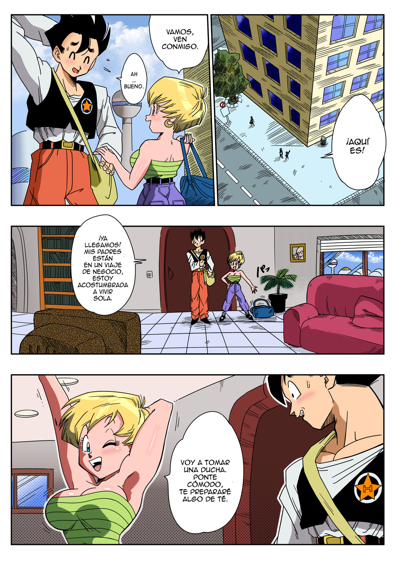 TRIANGULO AMOROSO Z - Gohan Conoce a Erasa   =EES= page 5 full