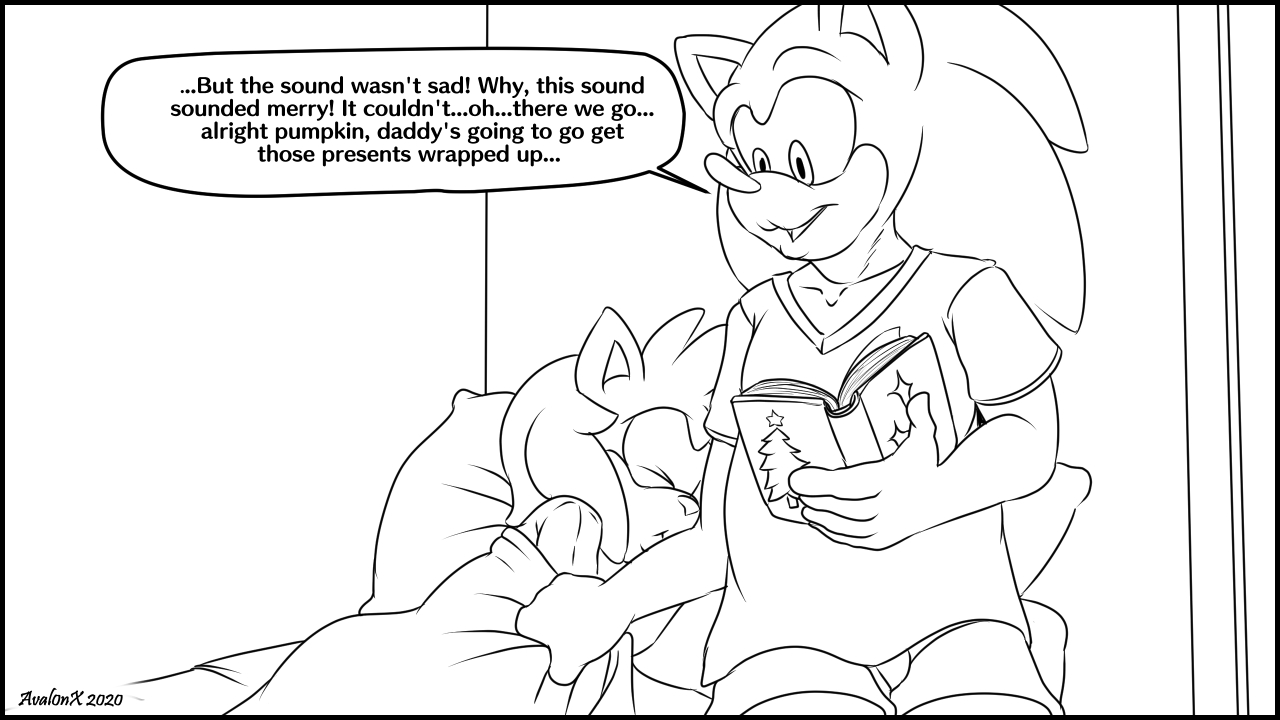 Lil Amy Meets Bunny Claus page 1 full