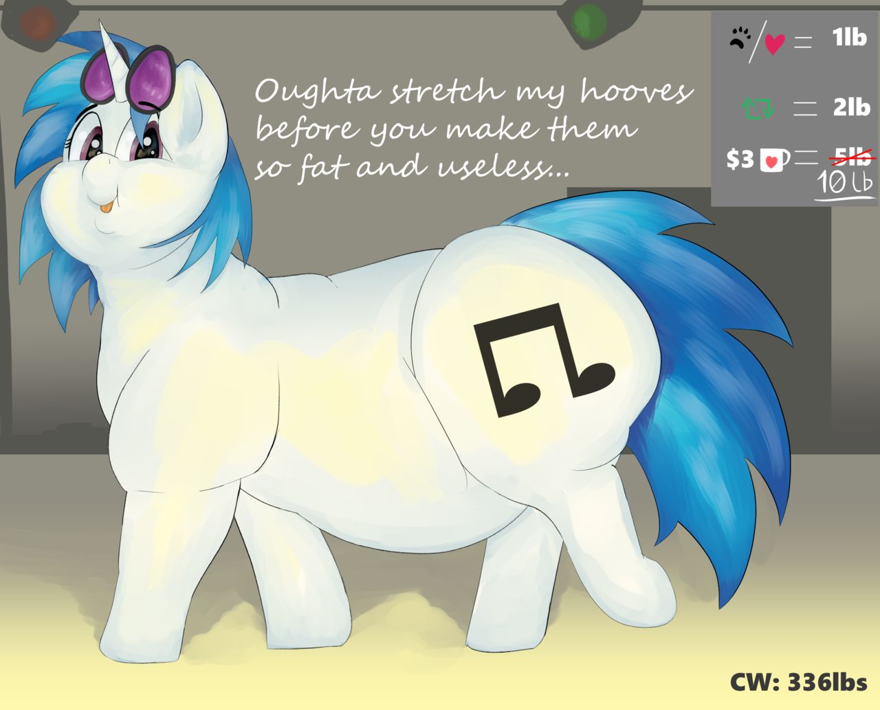 Vinyl Scratch WEIGHT GAIN DRIVE Round page 3 full