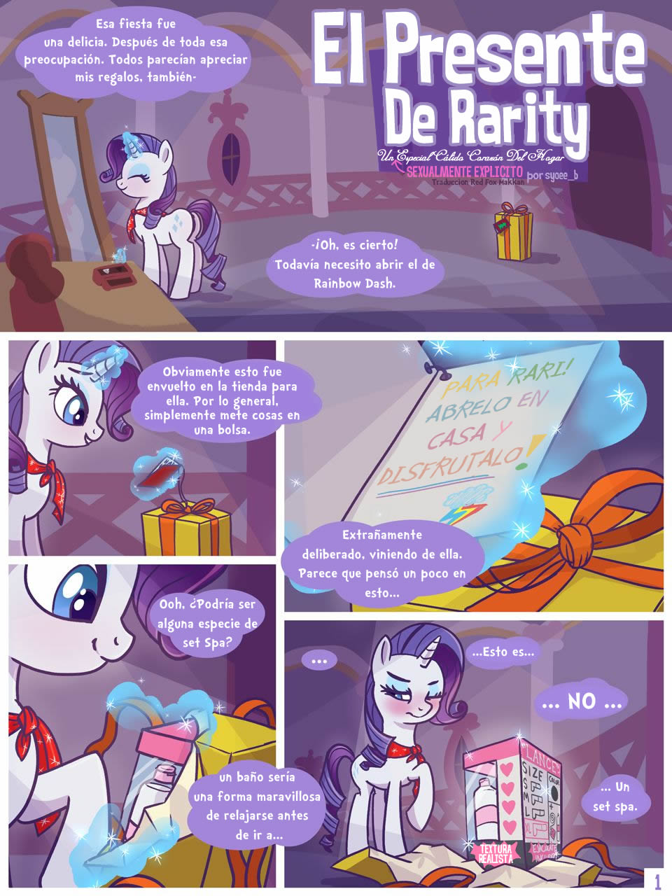 El Presente de Rarity page 1 full